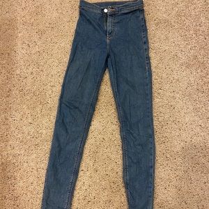 Top shop skinny jeans